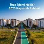 Büyük bir parselin bölünerek yeni parsellere ayrılmasını sağlayan ifraz işlemi onay dosyası ve haritası.