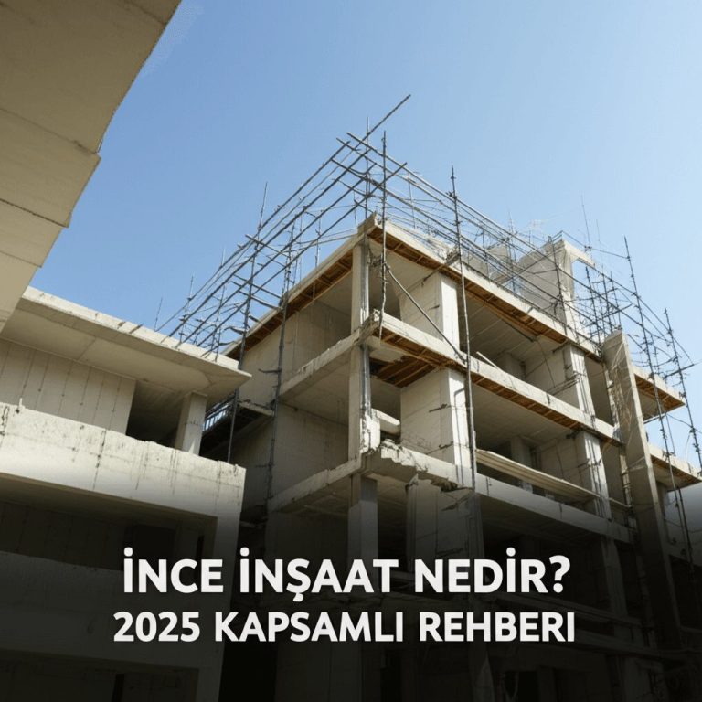 İnce İnşaat Nedir - Startkey Zirve Gayrimenkul Yapı Standartları