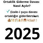 Hissedarlar arasındaki uyuşmazlığı mahkemeyle çözen ortaklığın giderilmesi davası açık artırma ilan metni.