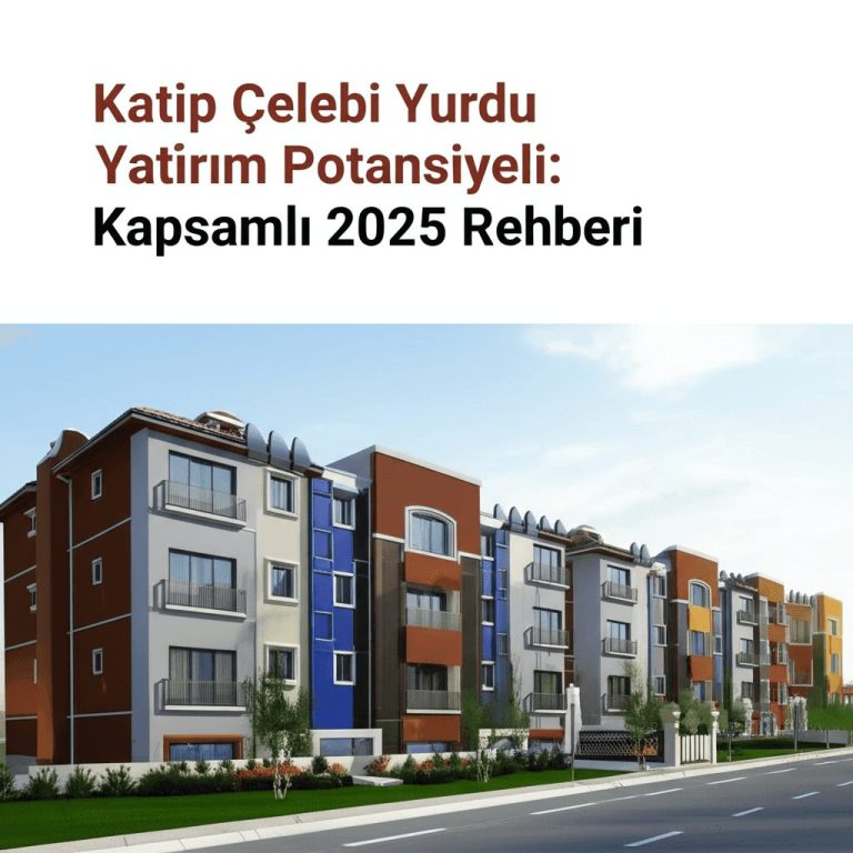 Üniversite kampüsü yakınında öğrencilere yönelik kiralık daireleri gösteren katip çelebi yurdu çevresi planı.