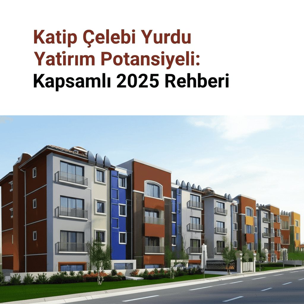 Üniversite kampüsü yakınında öğrencilere yönelik kiralık daireleri gösteren katip çelebi yurdu çevresi planı.