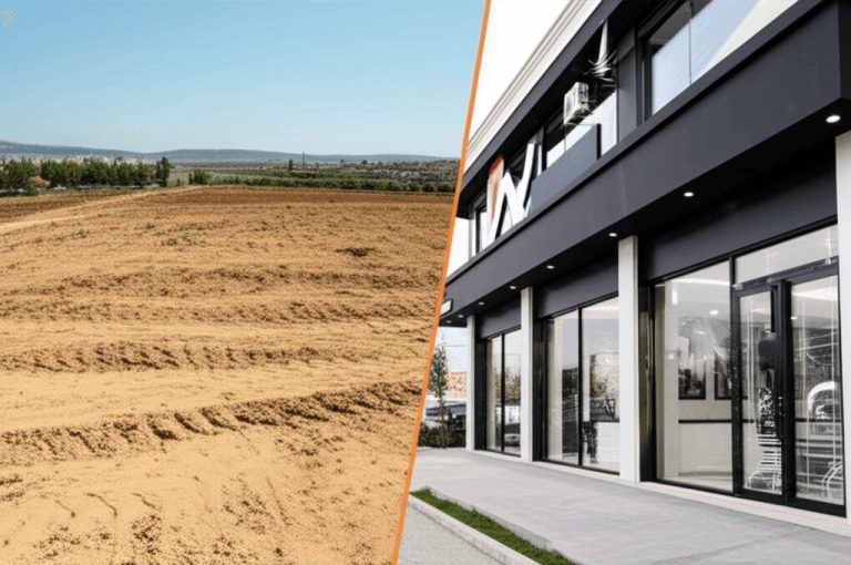 Cadde mağazası ile imarlı parsel getirisini kıyaslayan arsa yatırımı mı dükkan mı analizi tablosu.
