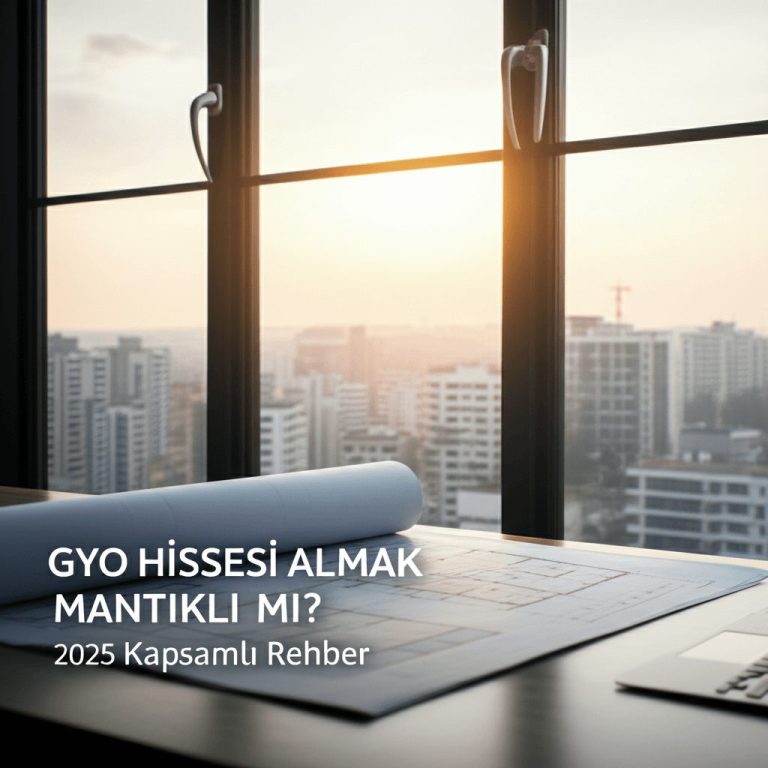 Borsada gayrimenkul portföylerine ortak olmayı sağlayan gyo hissesi almak işlemi ve yatırımcı ekranı.