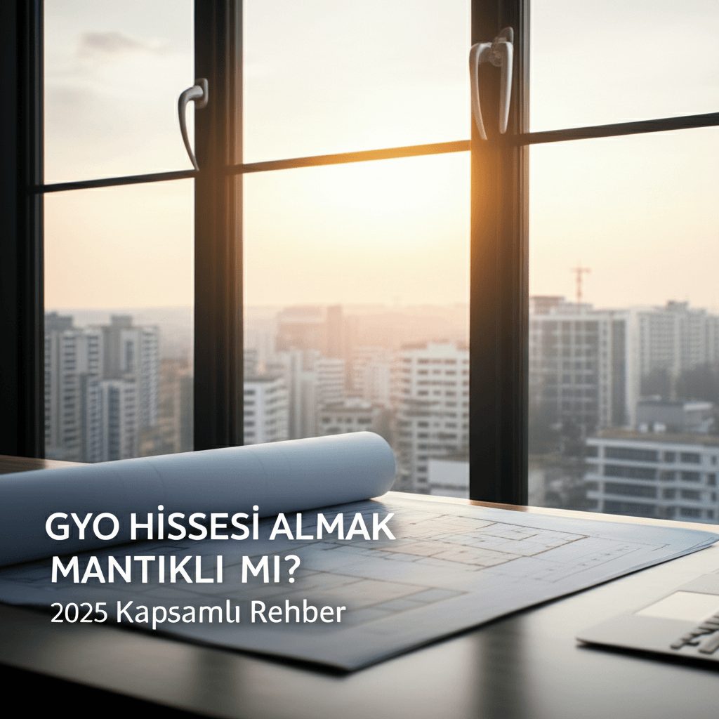 Borsada gayrimenkul portföylerine ortak olmayı sağlayan gyo hissesi almak işlemi ve yatırımcı ekranı.