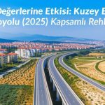 Kuzey Ege Otoyolu bağlantı aksındaki arsa ve lojistik gelişim bölgesi.