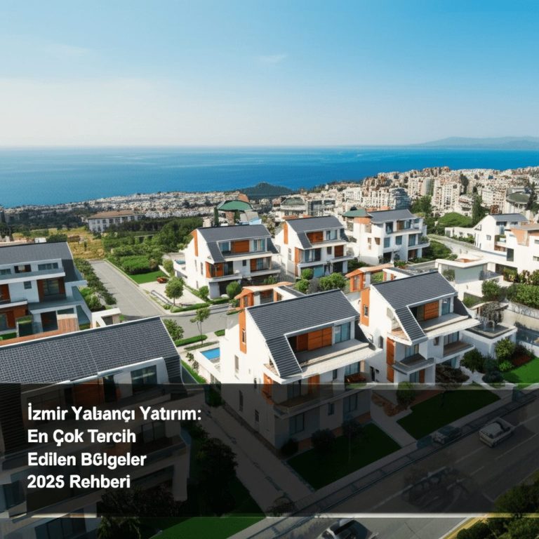 Ege kıyılarında yatırım yapan yabancıların tercih ettiği izmir yabancı yatırım lüks konut projeleri alanı.