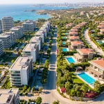 Çiğli Harmandalı satılık daire ve Sasalı Villakent lüks müstakil villalar genel görünüm