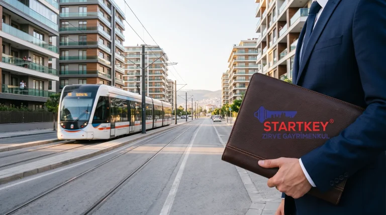 Çiğli satılık daire arayışında modern kentsel yerleşim ve tramvay hattı aksı