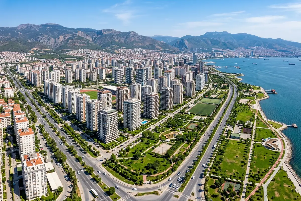 Çiğli yaşam rehberi ve modern konut bölgeleri genel manzarası
