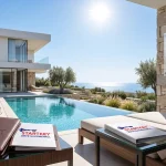 Güzelbahçe satılık villa arayışında modern mimarili müstakil lüks evler ve zeytin ağaçları