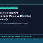 Kira sözleşmesinde mecur ne demek 2026 işyeri ve konut kira hukuku