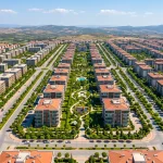 Menemen satılık daire ve Ulukent modern konut siteleri genel panoramik görünüm 2026