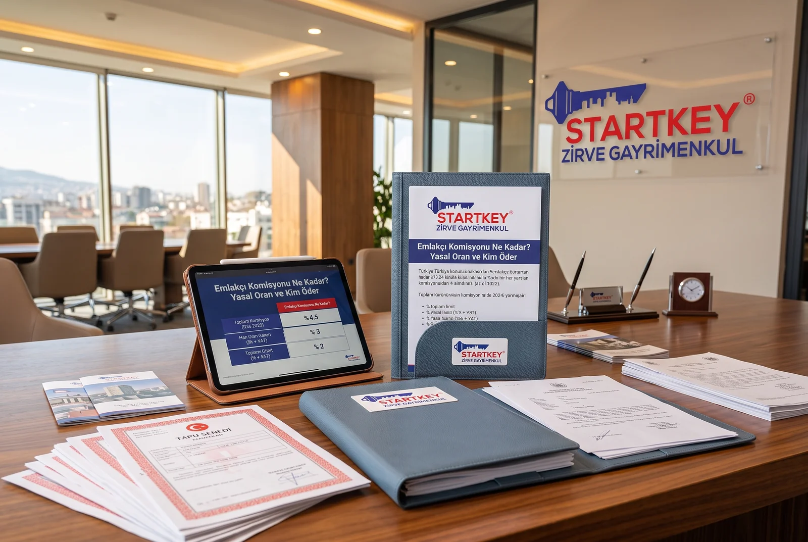 Startkey Zirve Emlakçı Komisyonu Ne Kadar? Yasal Oran ve Kim Öder analizi ve tapu sözleşme süreci