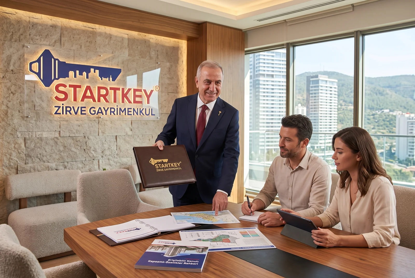 Startkey Zirve Gayrimenkul İzmir ofisinde Erişilebilir Konut: Kapsamlı Özellikler Rehberi danışmanlık toplantısı