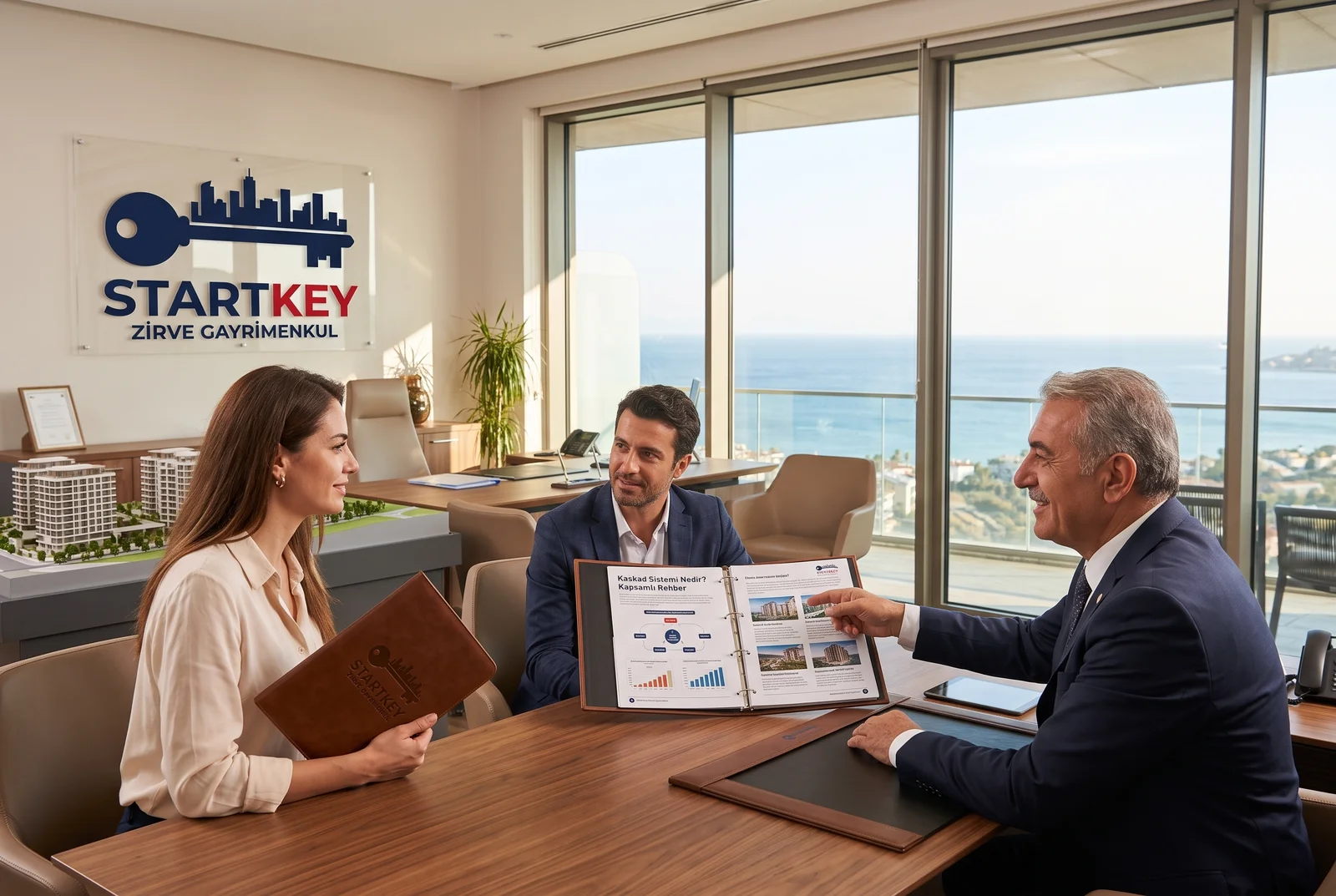 Startkey Zirve Gayrimenkul İzmir ofisinde Kaskad Sistemi Nedir? Kapsamlı Rehber danışmanlık toplantısı