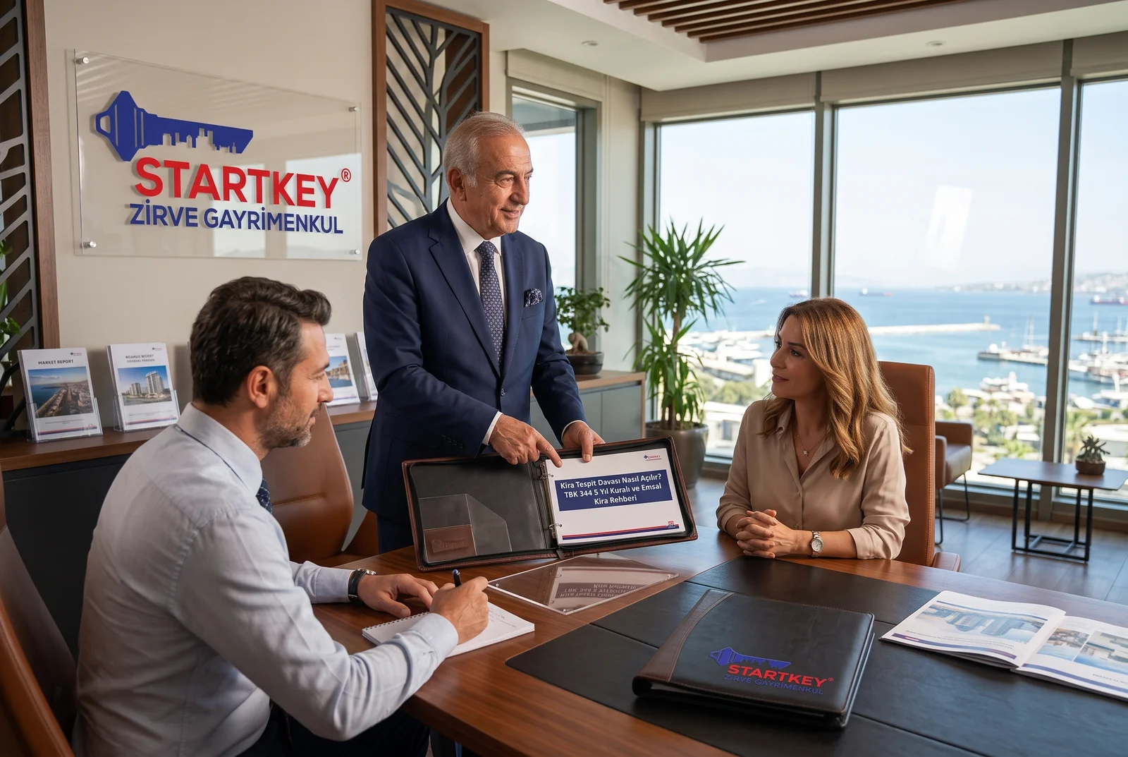 Startkey Zirve Gayrimenkul İzmir ofisinde Kira Tespit Davası Nasıl Açılır? TBK 344 5 Yıl Kuralı ve Emsal Kira Rehberi danışmanlık toplantısı
