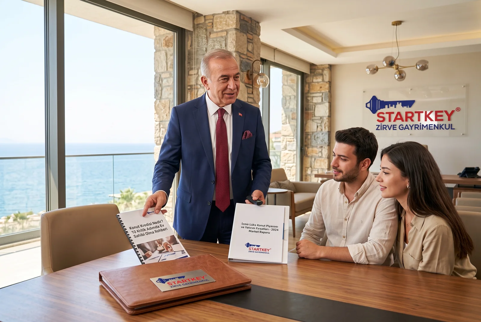 Startkey Zirve Gayrimenkul İzmir ofisinde Konut Kredisi Nedir? 10 Kritik Adımda Ev Sahibi Olma Rehberi danışmanlık toplantısı
