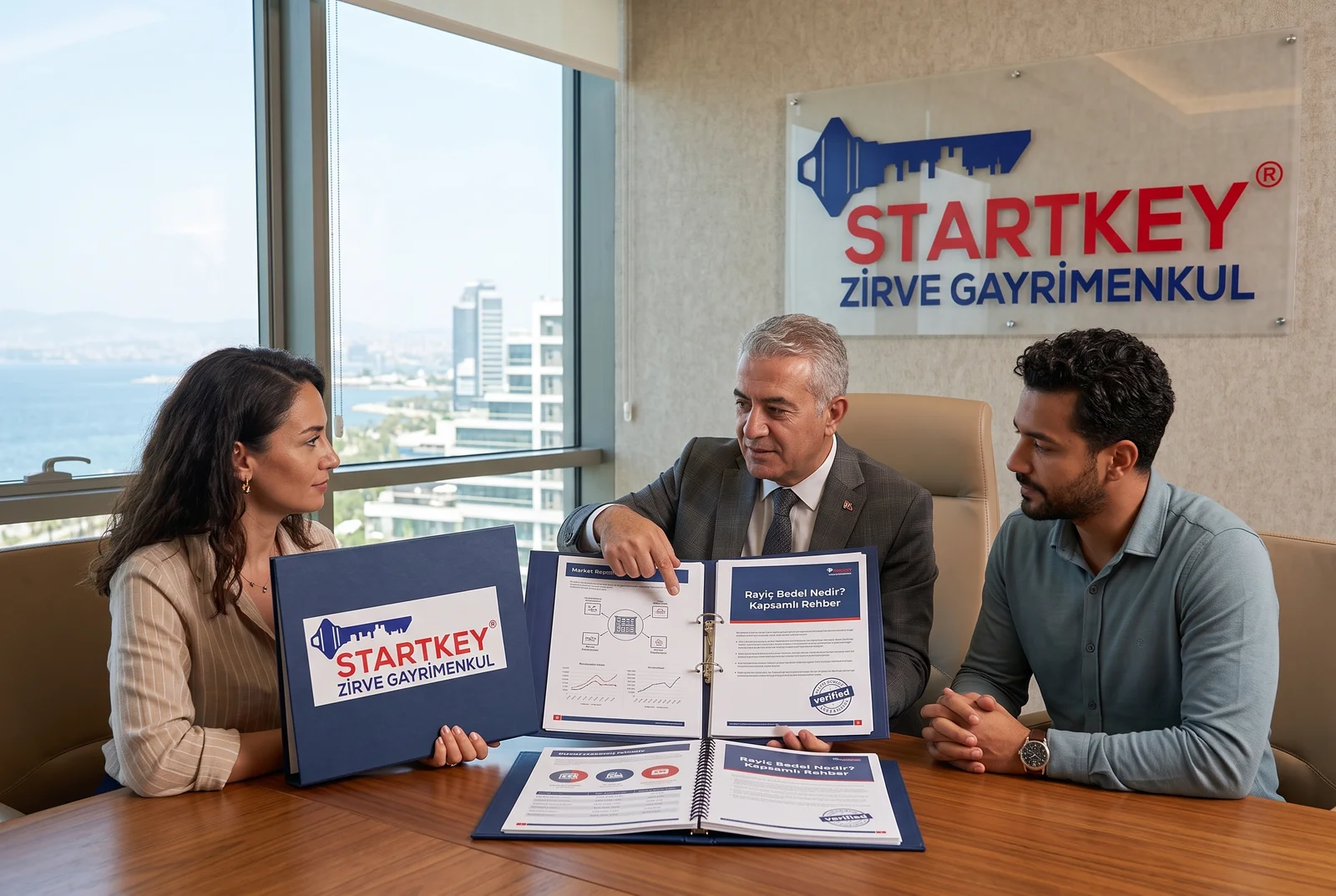 Startkey Zirve Gayrimenkul İzmir ofisinde Rayiç Bedel Nedir? Kapsamlı Rehber danışmanlık toplantısı