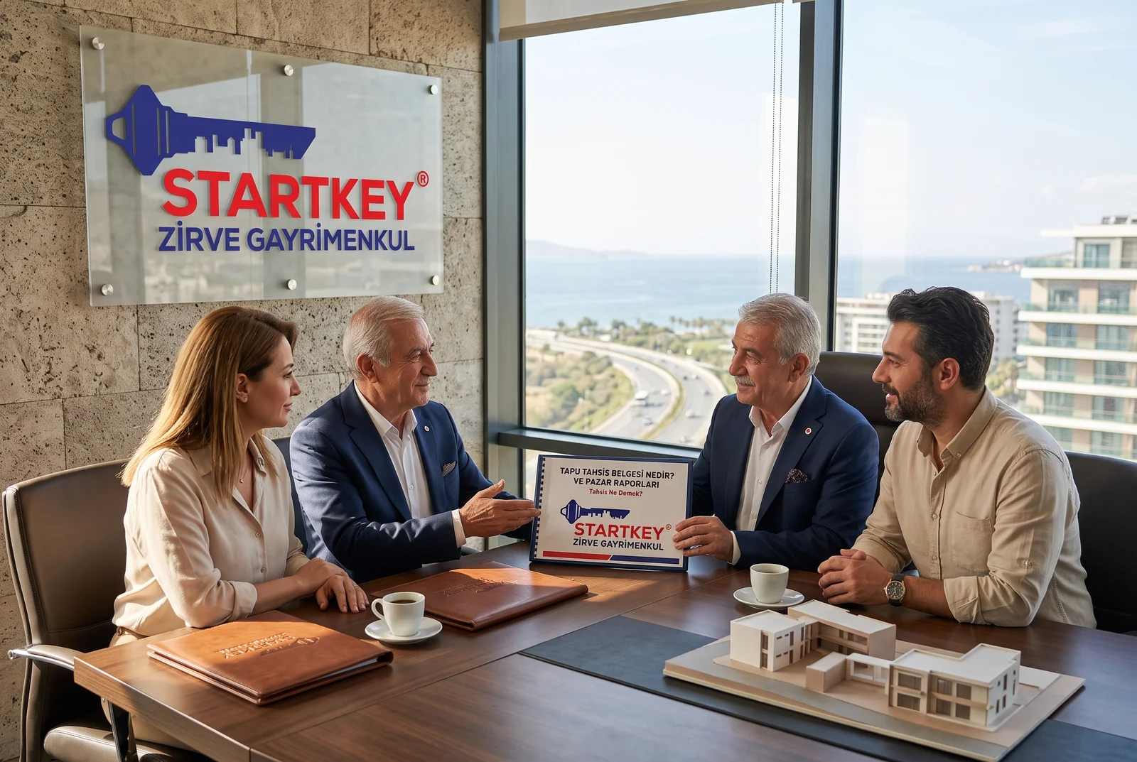 Startkey Zirve Gayrimenkul İzmir ofisinde Tahsis Ne Demek? Tapu Tahsis Belgesi Nedir? danışmanlık toplantısı