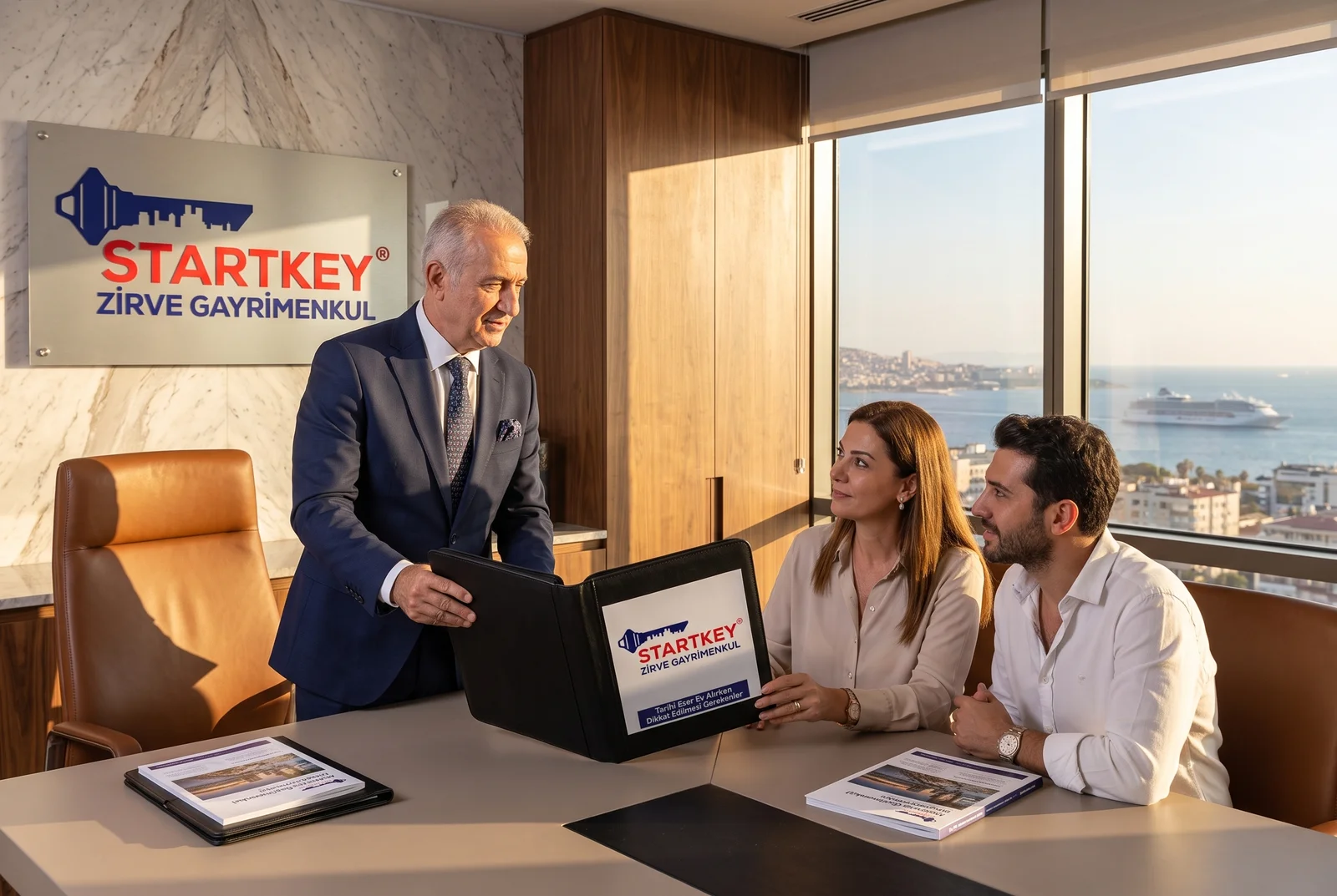 Startkey Zirve Gayrimenkul İzmir ofisinde Tarihi Eser Ev Alırken Dikkat Edilmesi Gerekenler danışmanlık toplantısı